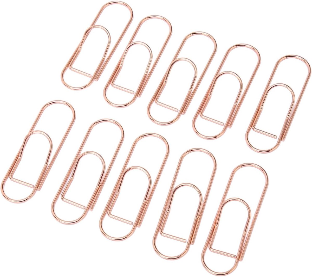 Pen Clips - Notitie Clips - Documenten Organiseren - Roestwerend Ontwerp - 66 Stuks - Rosé Goud