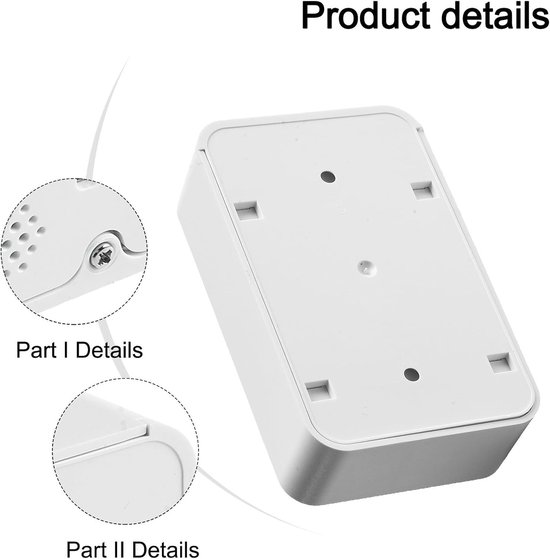 Draadloze Deurbel Camera - Smart Home Beveiliging - Voordeur Bewaken - HD Twee Weg Intercom — afbeelding 2