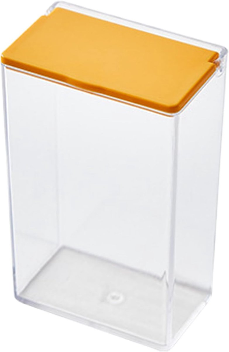 Magnetische Opberger - Koelkast Container - Thuis Kantoor - Zonder Boren - 10x6x4 cm - Geel