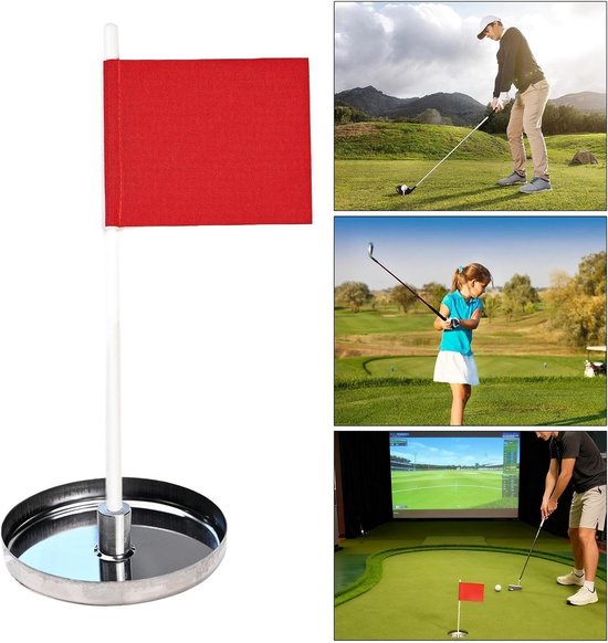 Golf Oefen Set - Putting Cups - Golf Vaardigheden Verbeteren - Weerbestendige Trainingsset - 10x1.3cm Cup - Veelkleurig van Merkloos — afbeelding 5