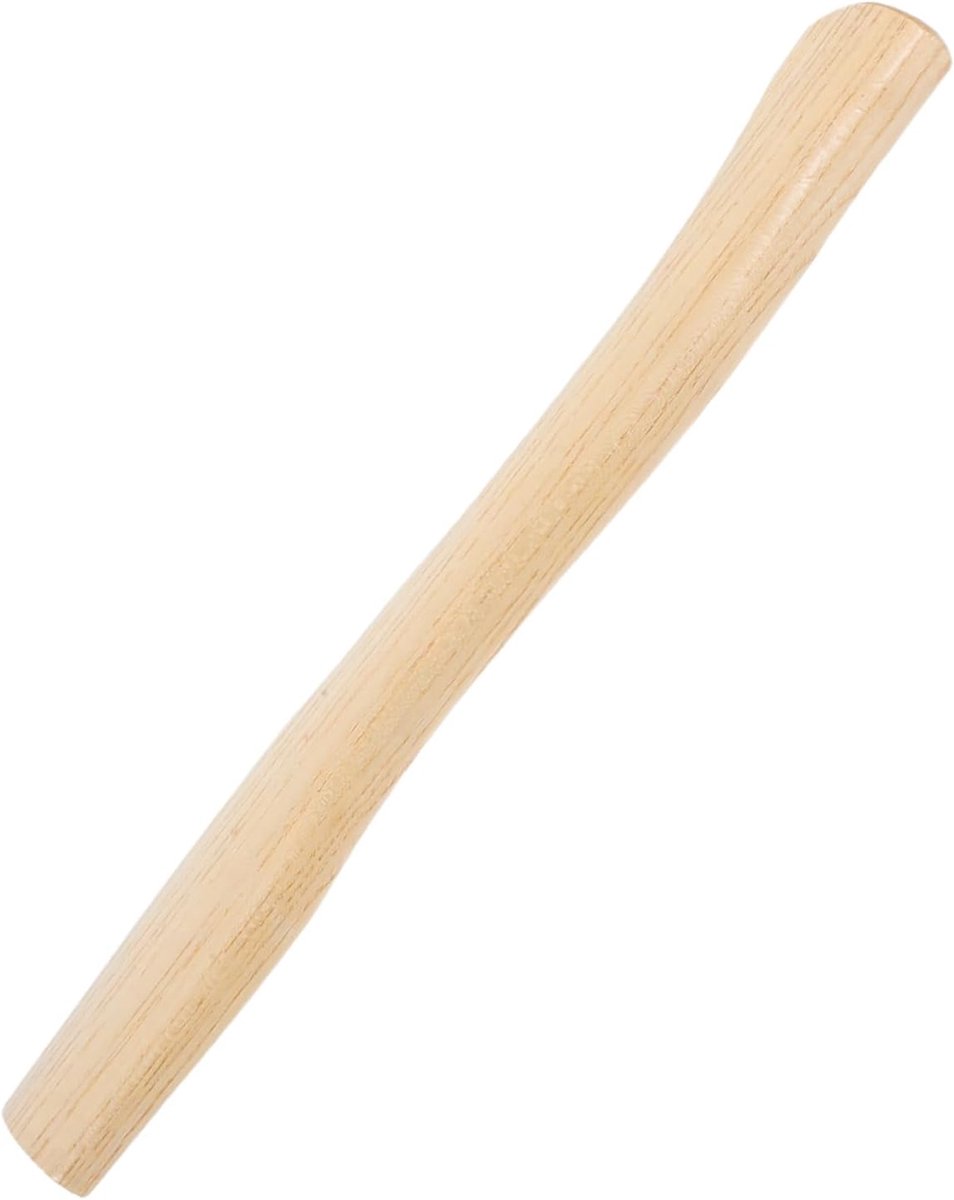 Bijlsteel Hout - Vervangende steel - Houtblokken Splijten - Ergonomische Grip - 38cm Lengte - Khaki