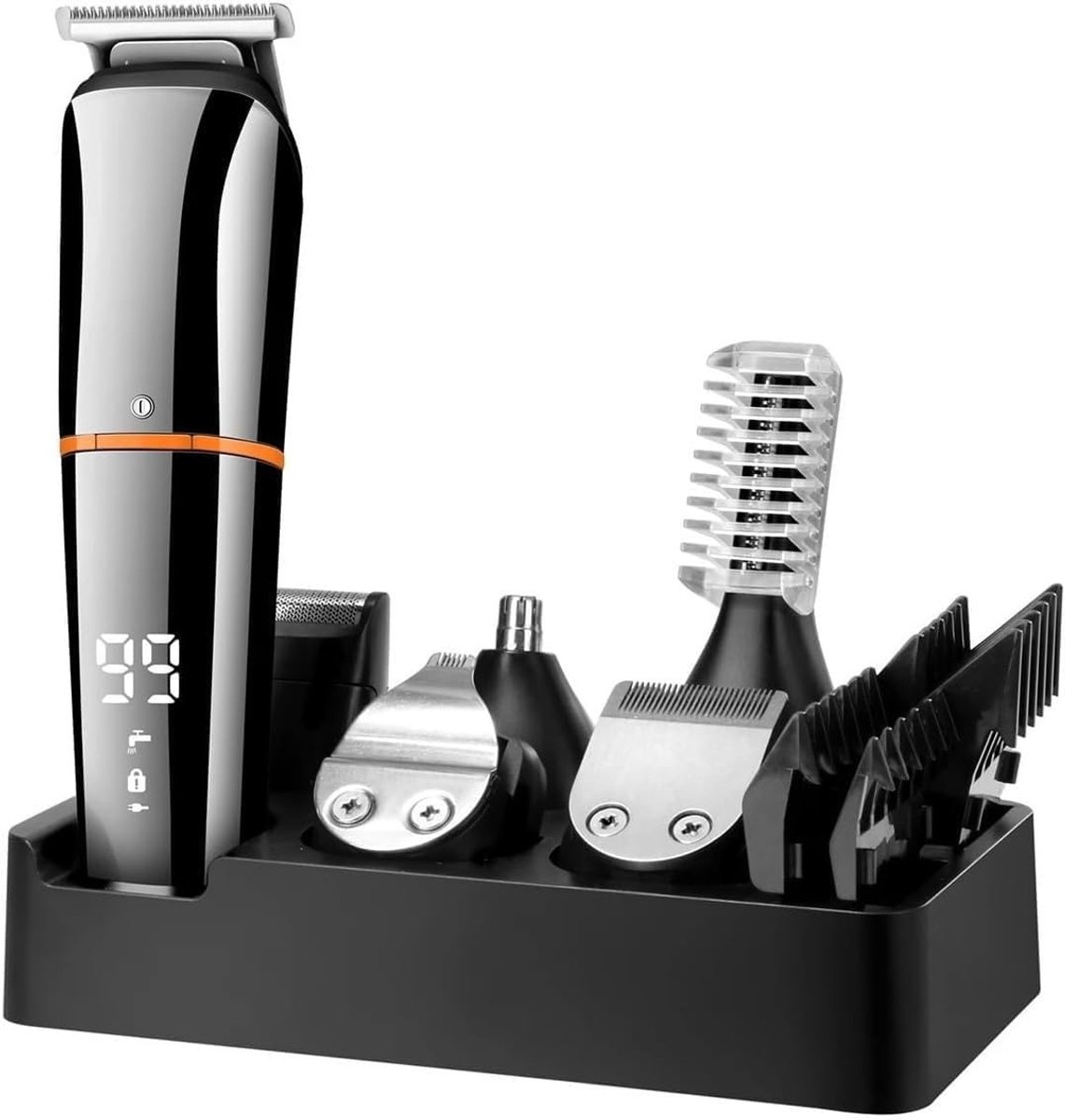 Elektrische Trimmer Set - Multi Groomer - Persoonlijke Verzorging - 6-in-1 Functionaliteit - 50 Gram