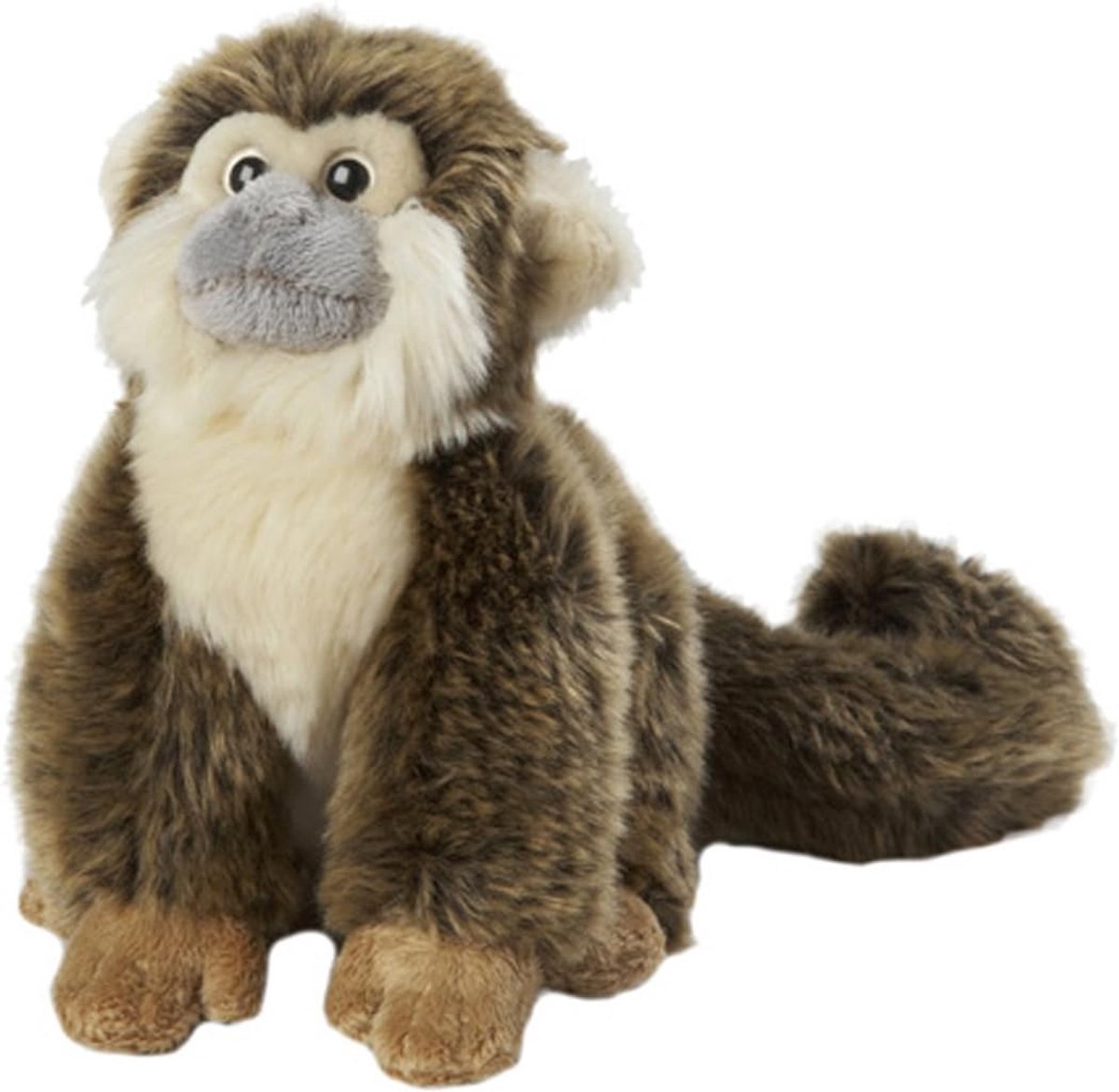 Pluche Aapje - Knuffeldier Dier - Kinderen Spelen - Zacht Materiaal - 18 cm Groot - Multikleur