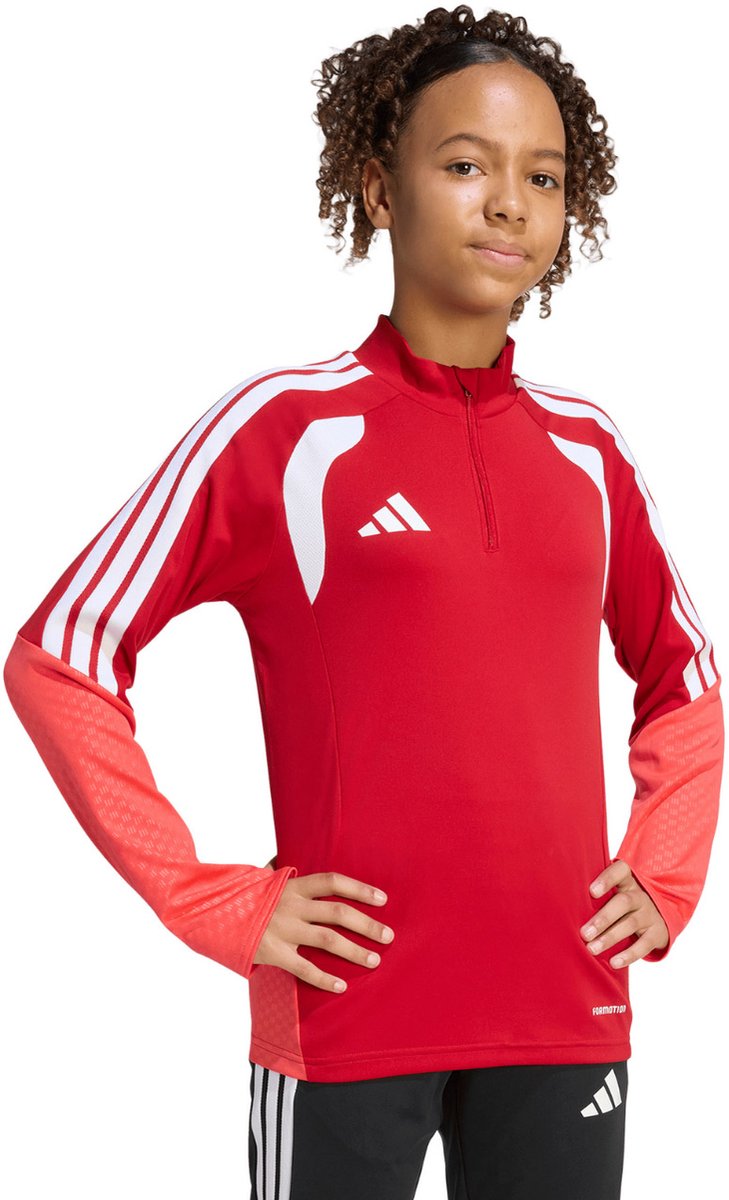 adidas Sweater Kinderen Tiro 26 Competition Training Top Rood-Oranje - Maat 164cm