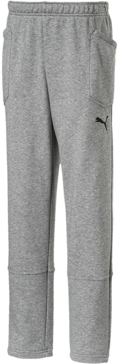 Puma Broek Kinderen Liga Casuals Pants JUNIOR 152cm Grijs
