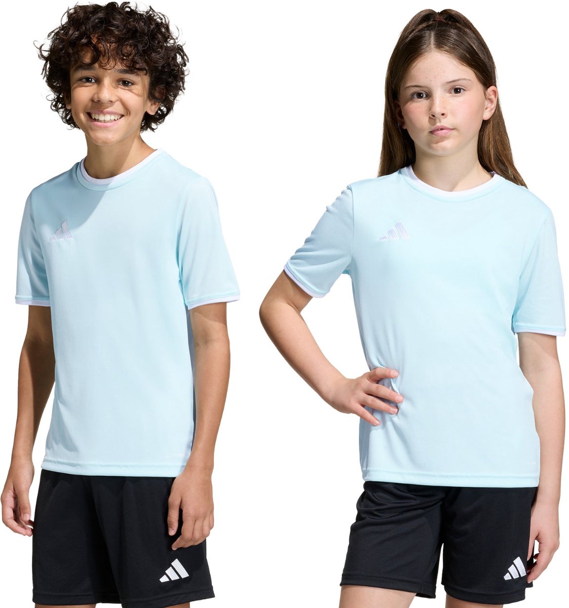 adidas T-shirt Kinderen Entrada 26 Jersey Hemelsblauw - Maat 140cm