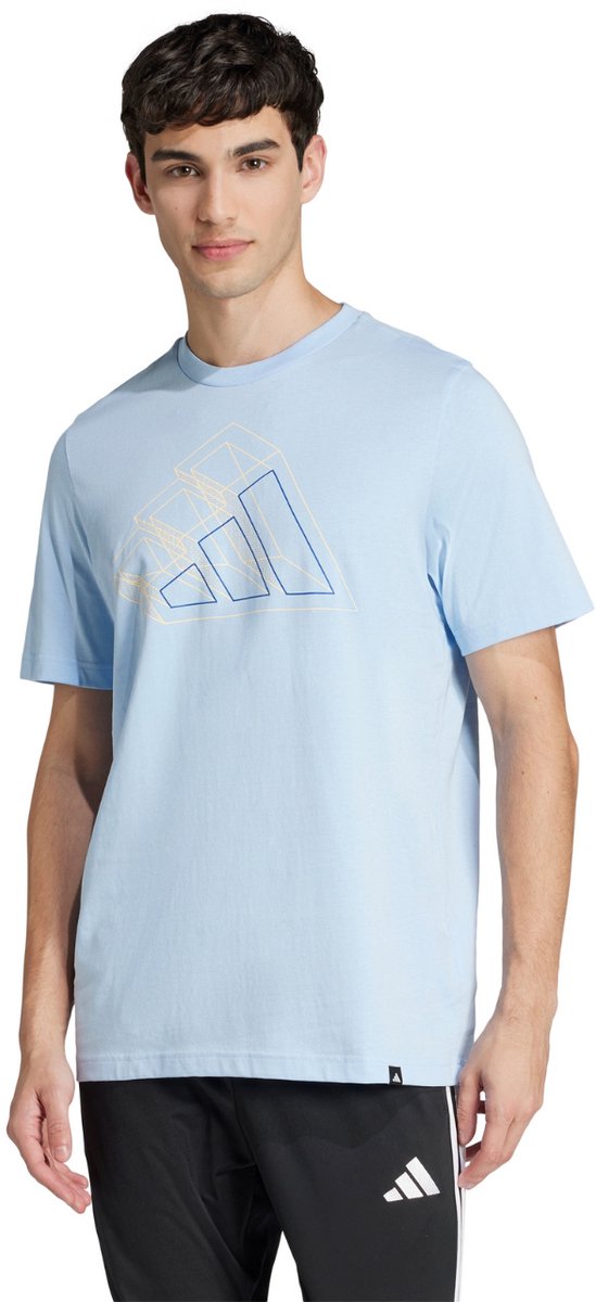 adidas T-shirt Heren T Fill Tee Hemelsblauw