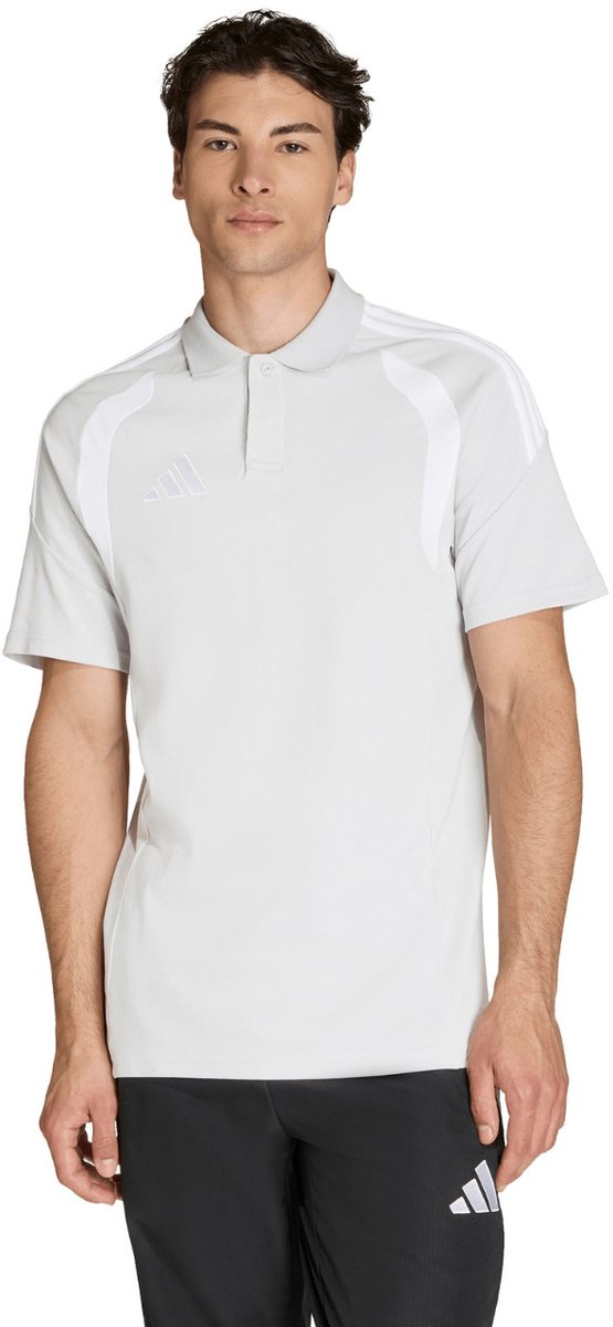 adidas T-shirt Heren Tiro 26 League Poloshirt Lichtgrijs - Maat M