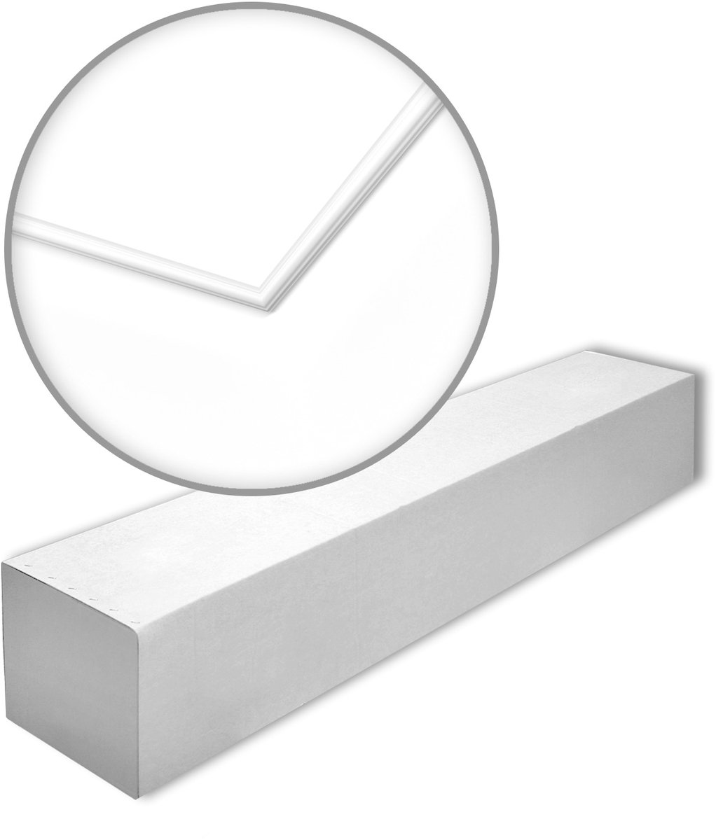 NMC O-box NOMASTYL Noel Marquet 1 doos 65 stukken Kroonlijst modern design wit | 130 m