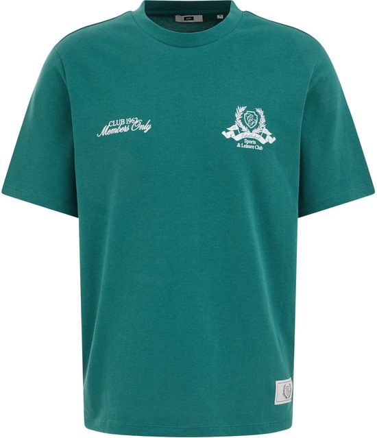WE Fashion Heren relaxed fit T-shirt met print
