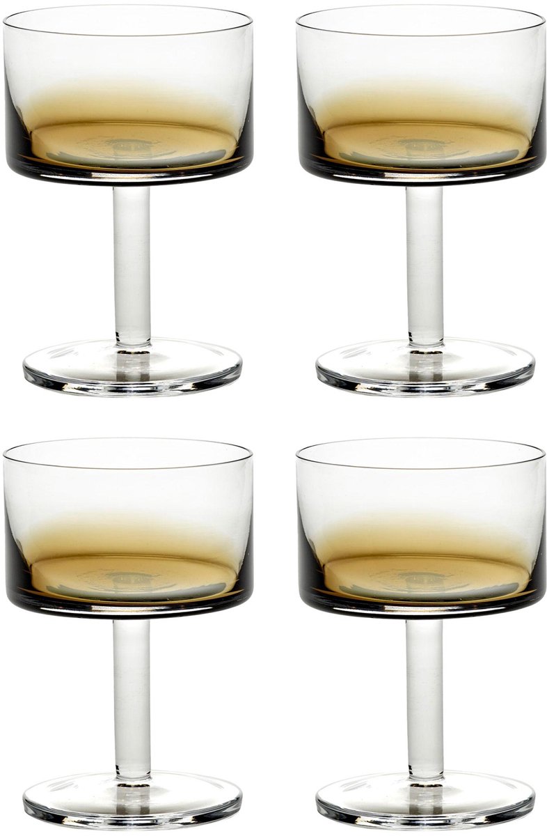 Serax Zuma By Kelly Wearstler Coupe Champagneglazen Set Van 4