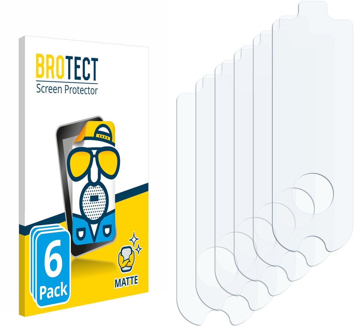 BROTECT - Screenprotector voor Segway Ninebot KickScooter MAX G2D - Folie Beschermfolie matte 6 Stuks – foto 3
