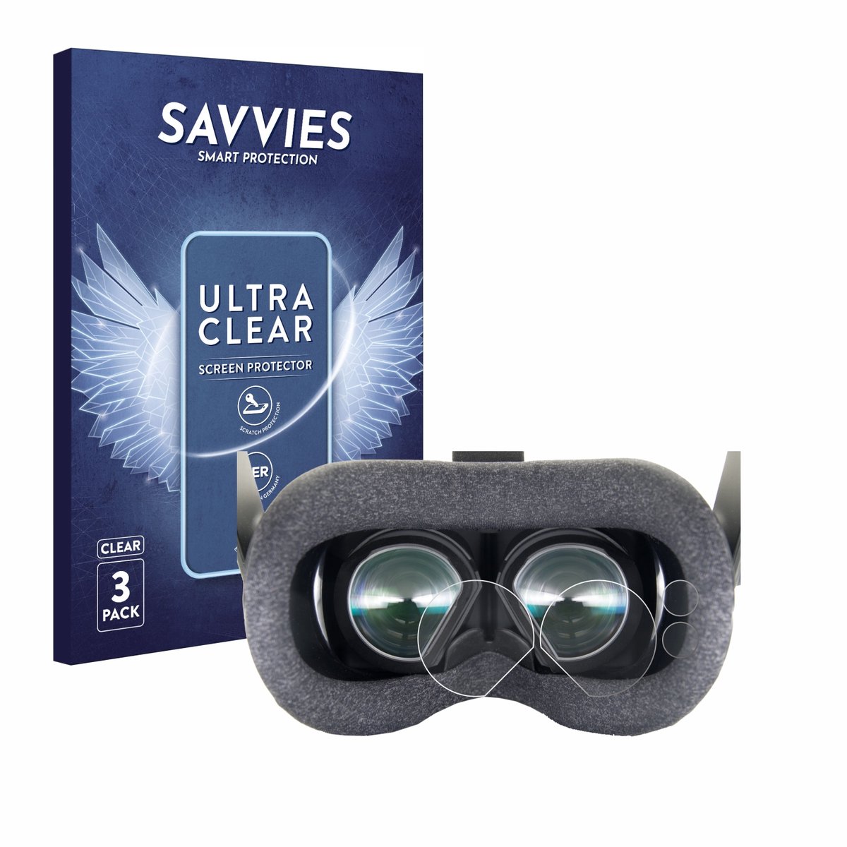 Savvies - Screenprotector voor Valve Index VR-Headset - Folie Beschermfolie transparant 6 Stuks