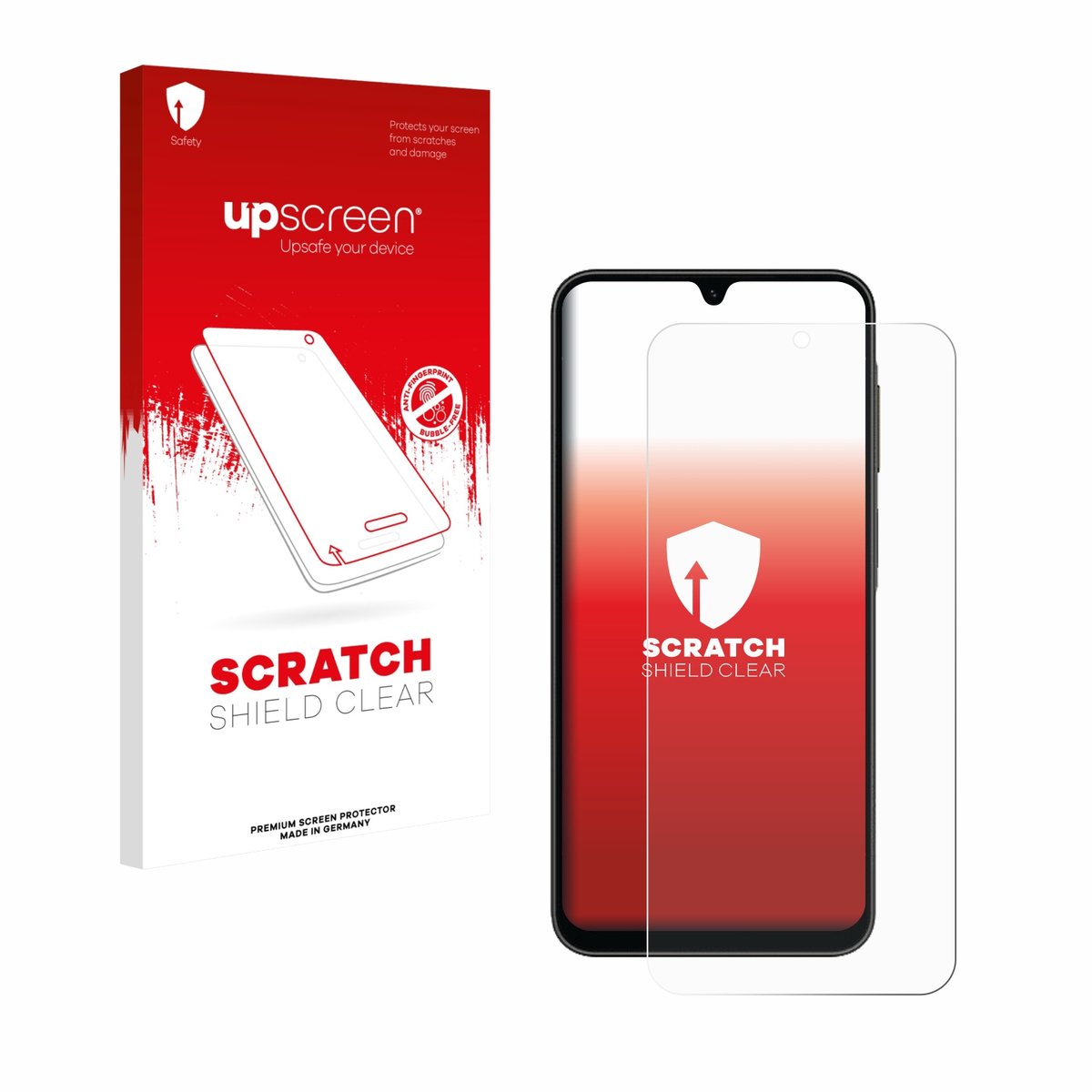 upscreen - Screenprotector voor Samsung Galaxy A26 5G - Folie Beschermfolie transparant