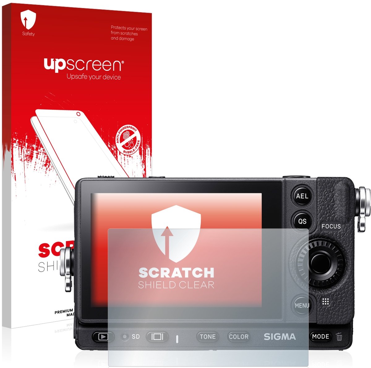 upscreen - Screenprotector voor Sigma FP - Folie Beschermfolie transparant