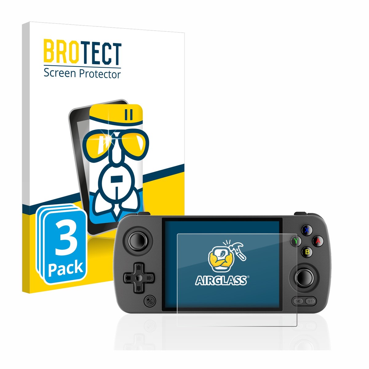 Screenprotector 3 Stuks voor Anbernic RG405M Beschermglas transparant