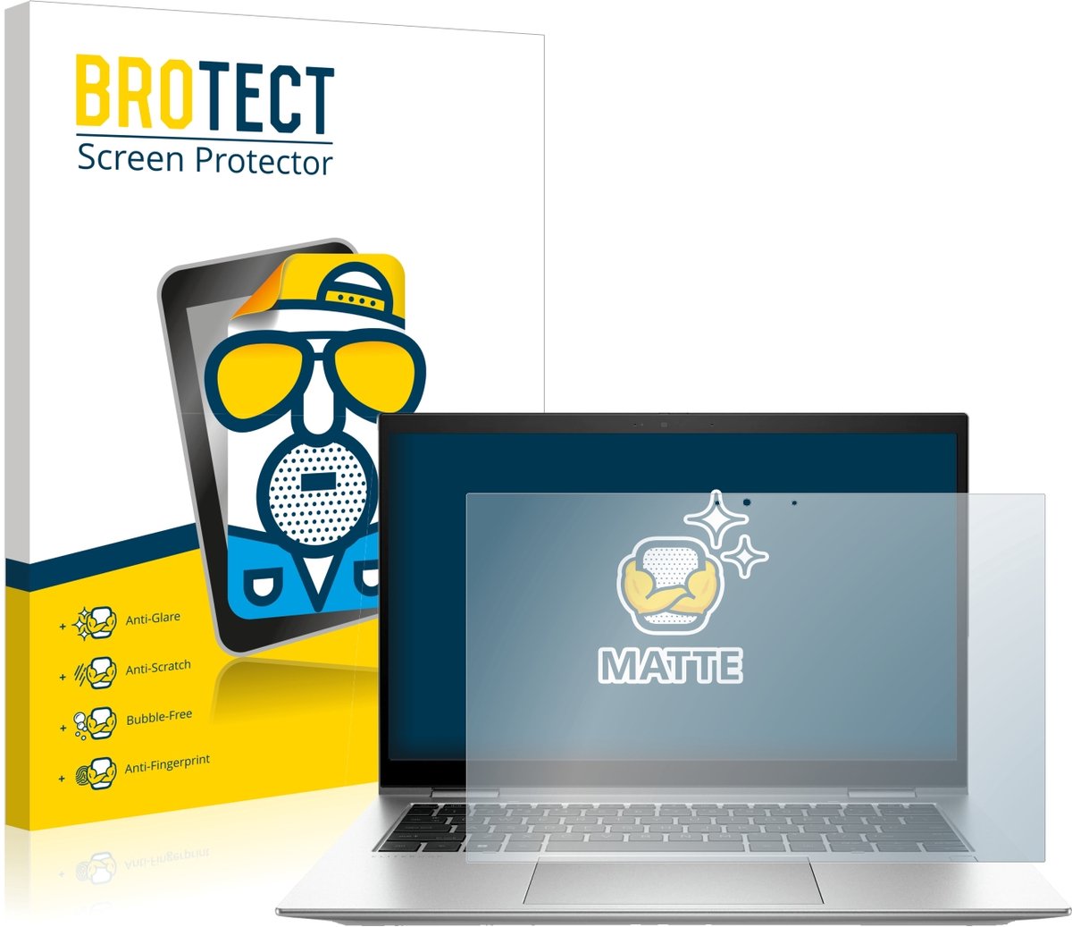BROTECT - Screenprotector voor HP EliteBook x360 1040 G9 - Folie Beschermfolie matte