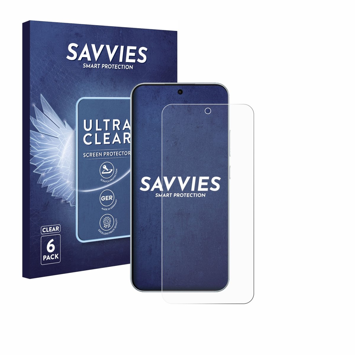 Savvies - Screenprotector voor Oppo F31 Pro - Folie Beschermfolie transparant 6 Stuks