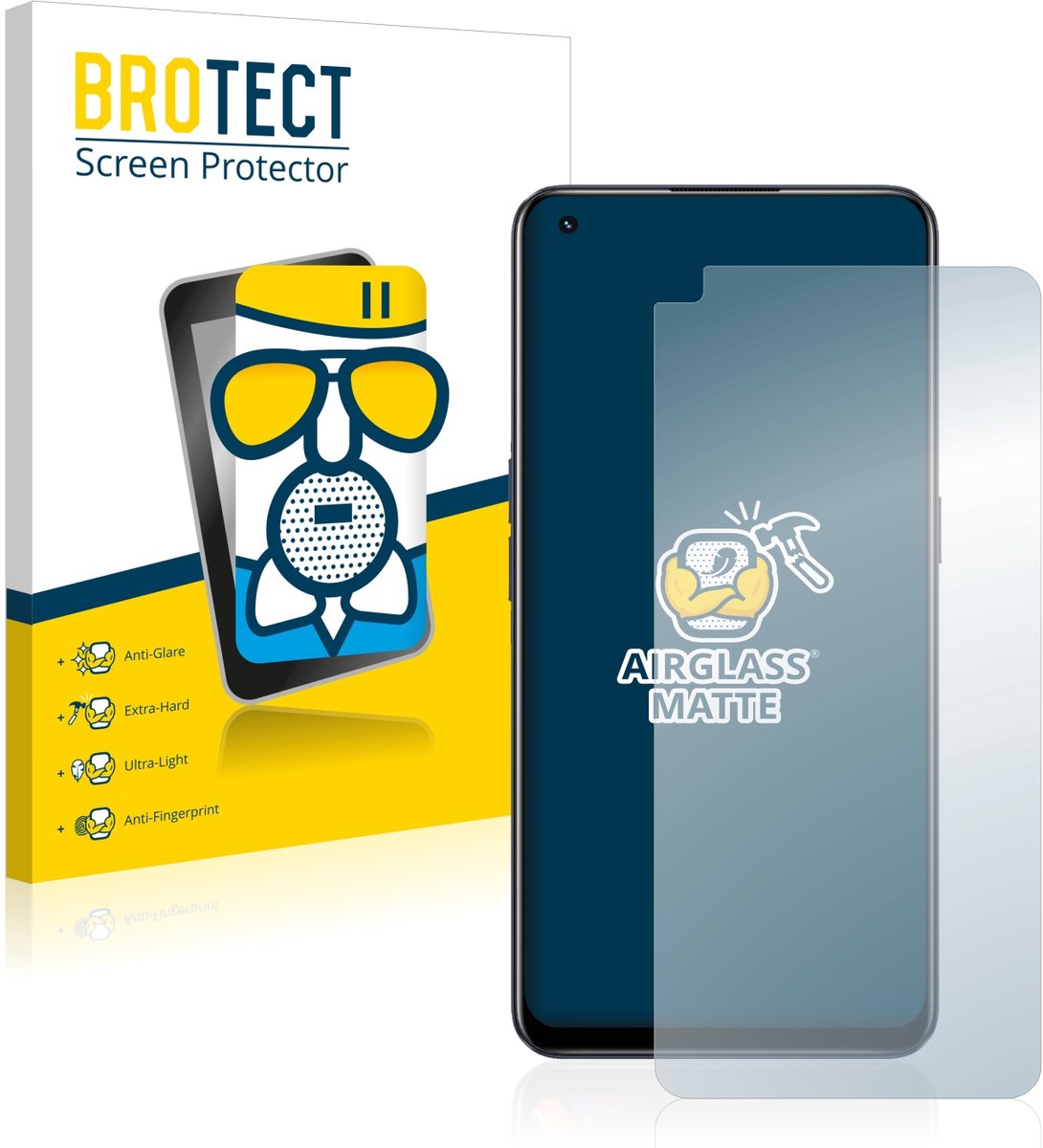 BROTECT - Screenprotector voor realme 9 Pro Plus - Folie Beschermfolie Beschermglas matte