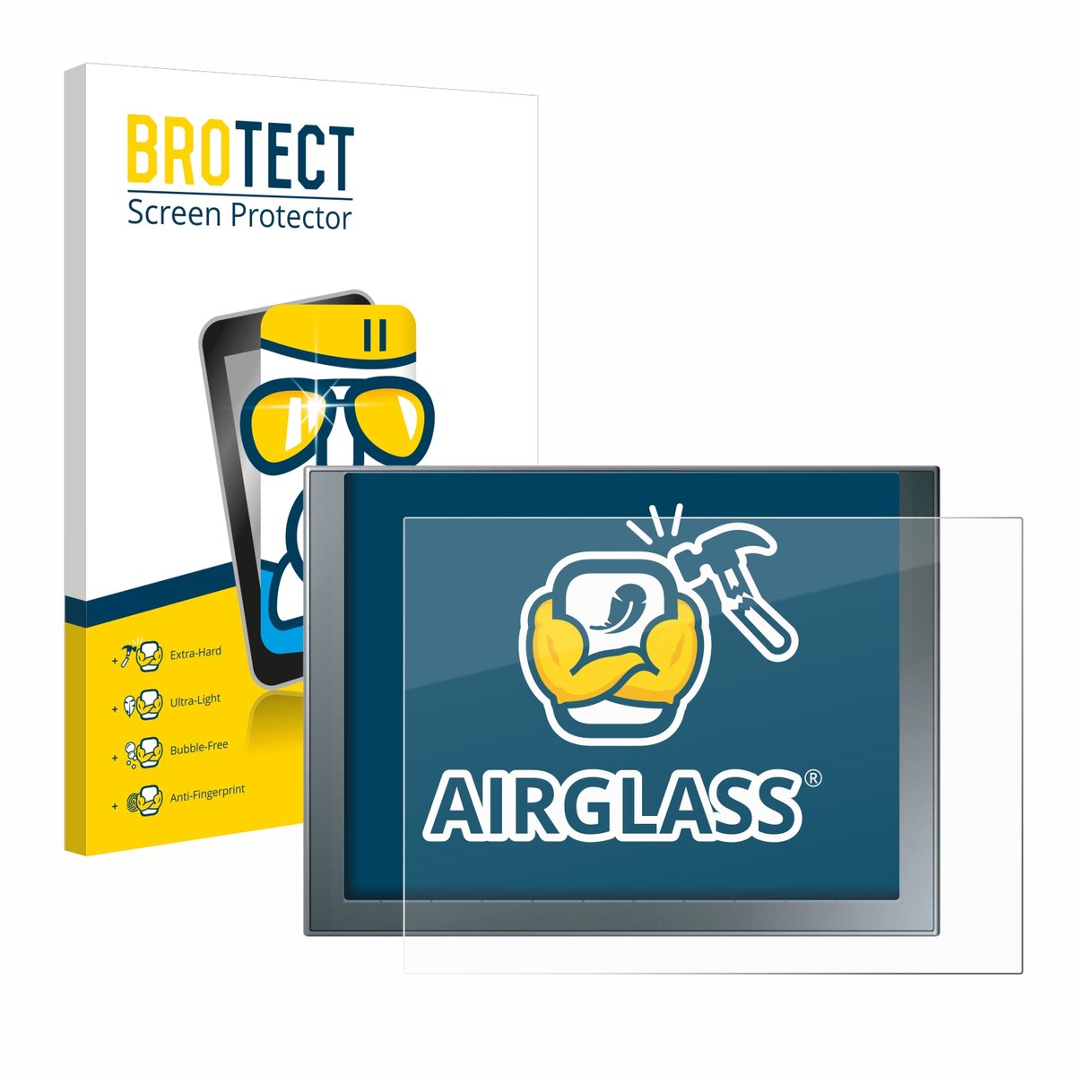Screenprotector voor Siemens Simatic HMI KTP 1200 Basic Beschermglas transparant