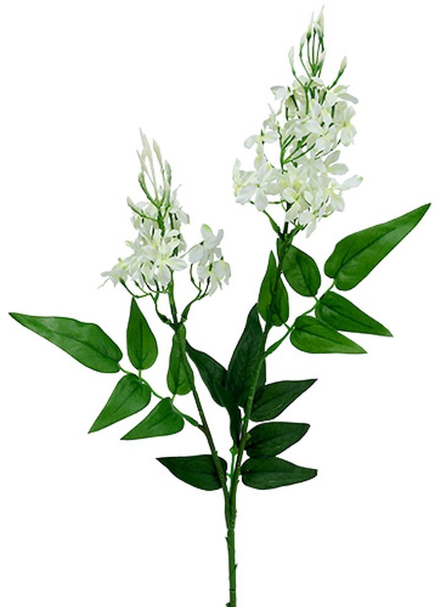 Viana Bloeiende tak Phlox kunstbloemen wit 78cm 3st