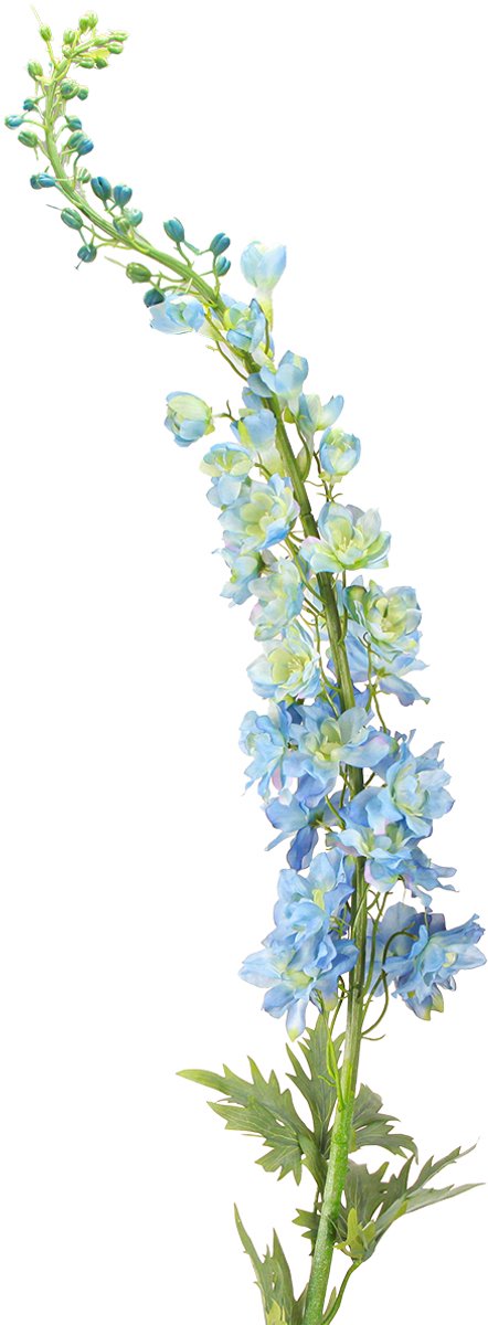 Viana Kunst Ridderspoor Blauw Kunstbloem Delphinium 130cm