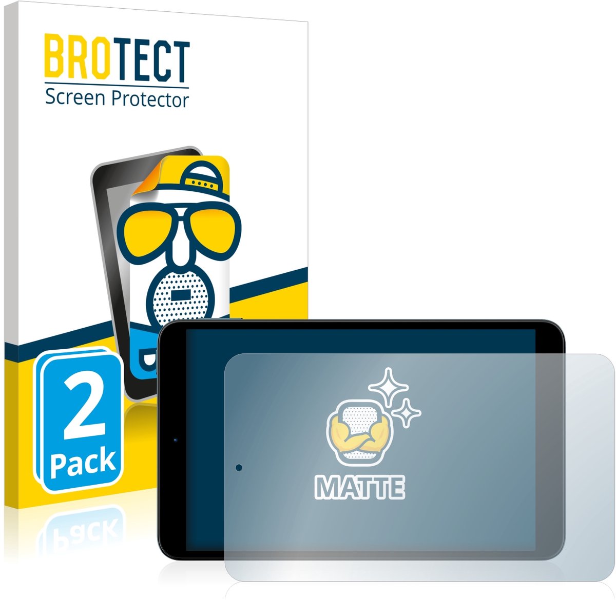 BROTECT - Screenprotector voor Nokia T10 - Folie Beschermfolie matte 2 Stuks