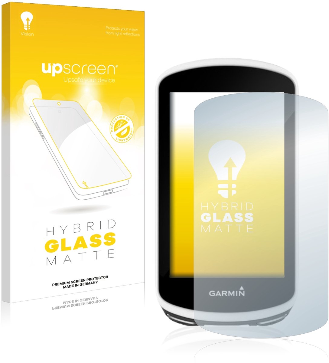 upscreen - Screenprotector voor Garmin Edge 1030 - Folie Beschermfolie Beschermglas matte