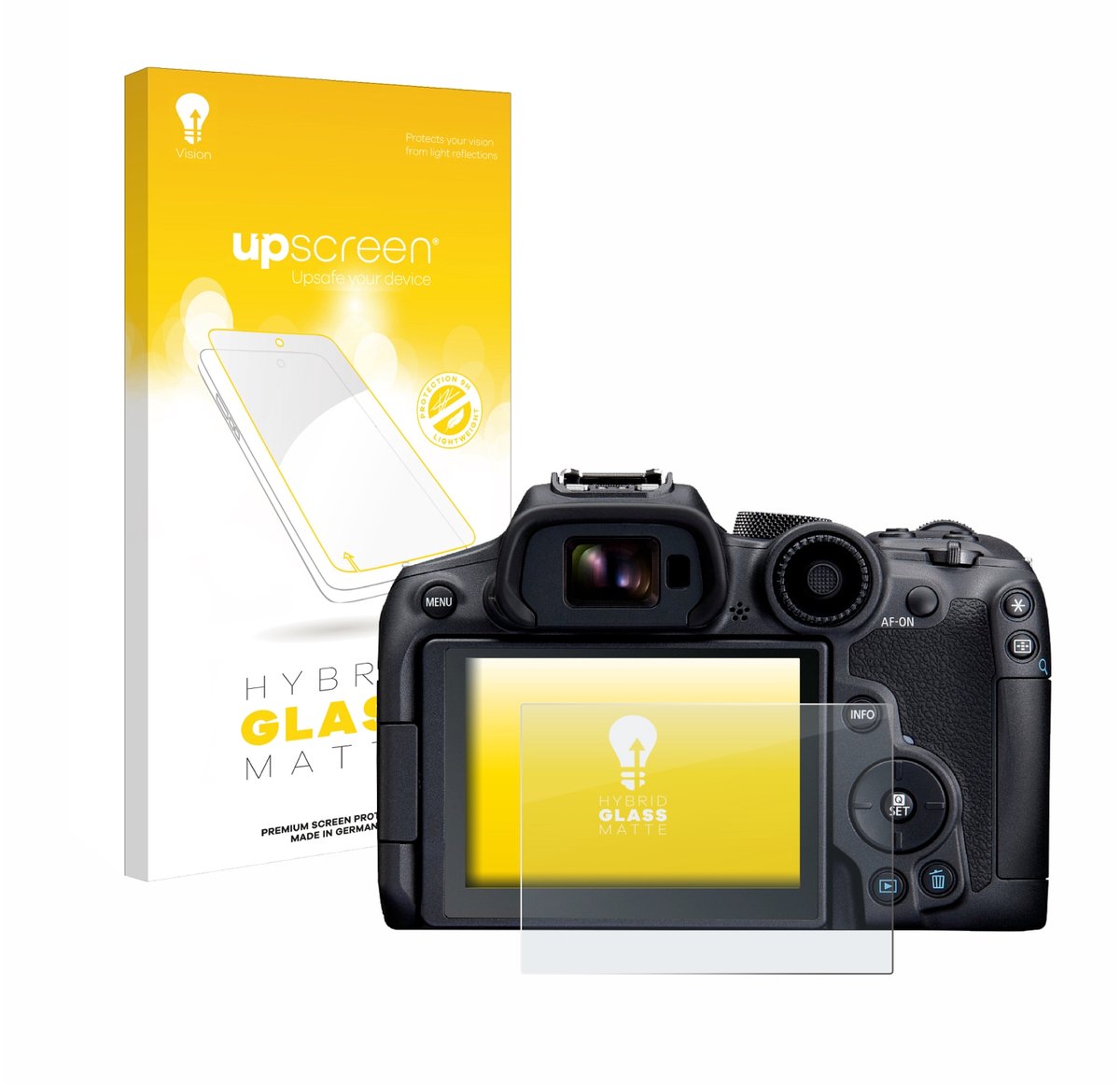 upscreen - Screenprotector voor Canon EOS R7 - Folie Beschermfolie Beschermglas matte