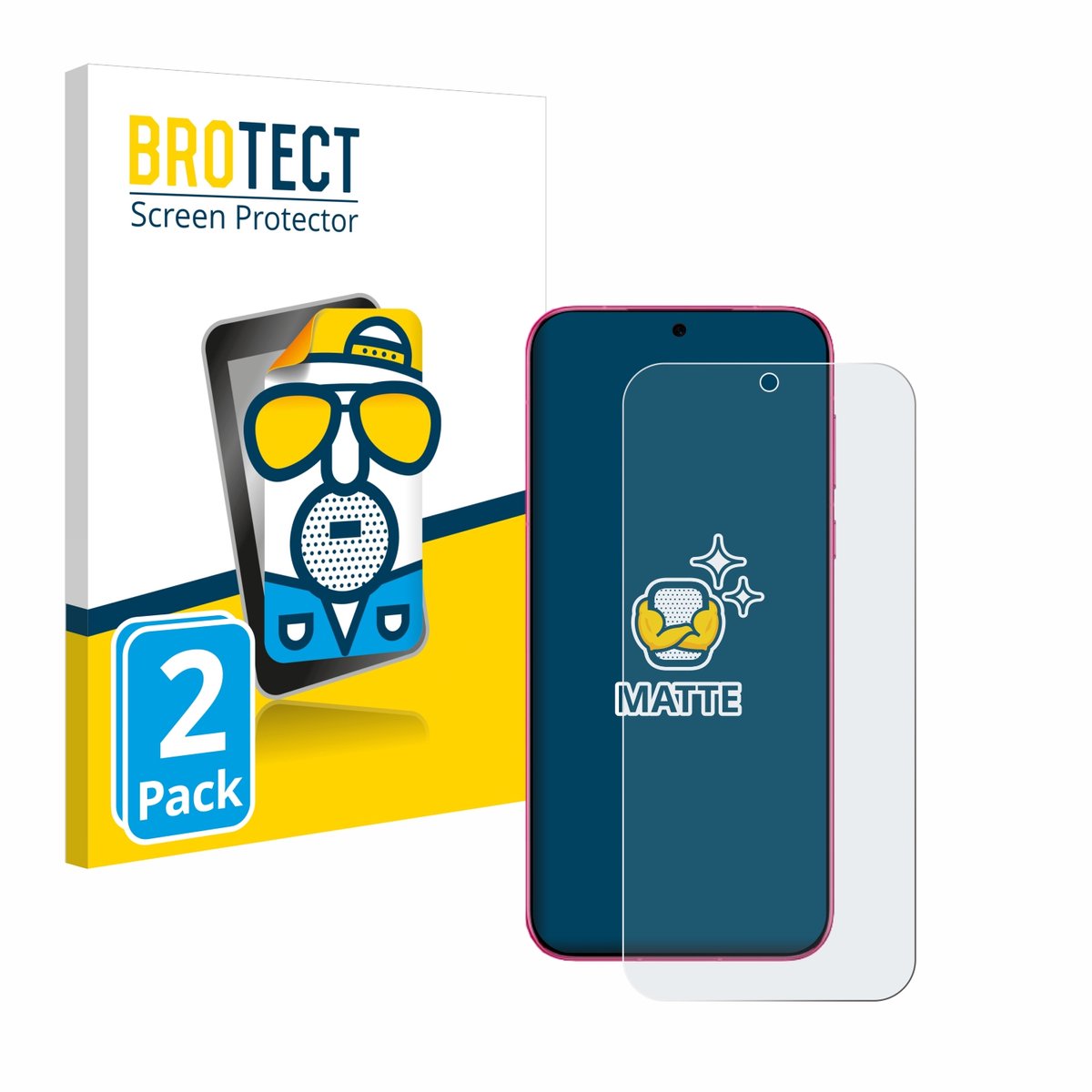BROTECT - Screenprotector voor Huawei Pura 70 - Folie Beschermfolie matte 2 Stuks