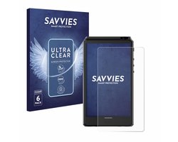 Savvies - Screenprotector voor Hiby R6 III - Folie Beschermfolie transparant 6 Stuks