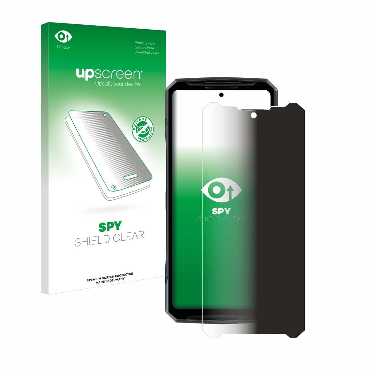 upscreen - privacy screenprotector voor Doogee DK10 - Folie Beschermfolie Blauwlichtfilter