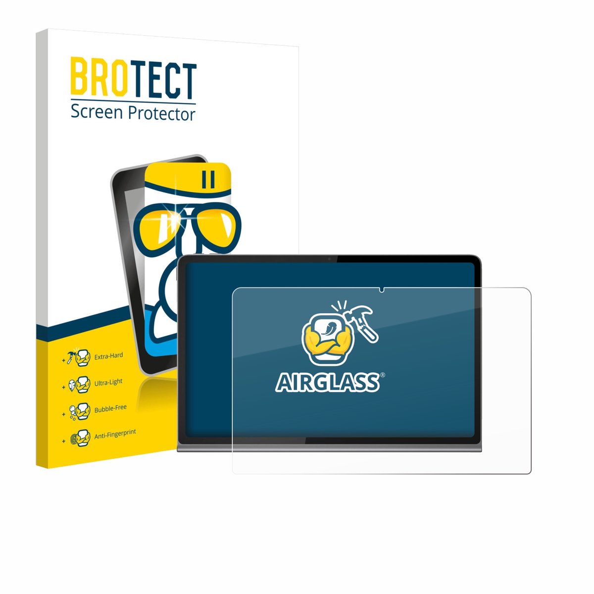 Screenprotector voor Lenovo Tab Plus Beschermglas transparant