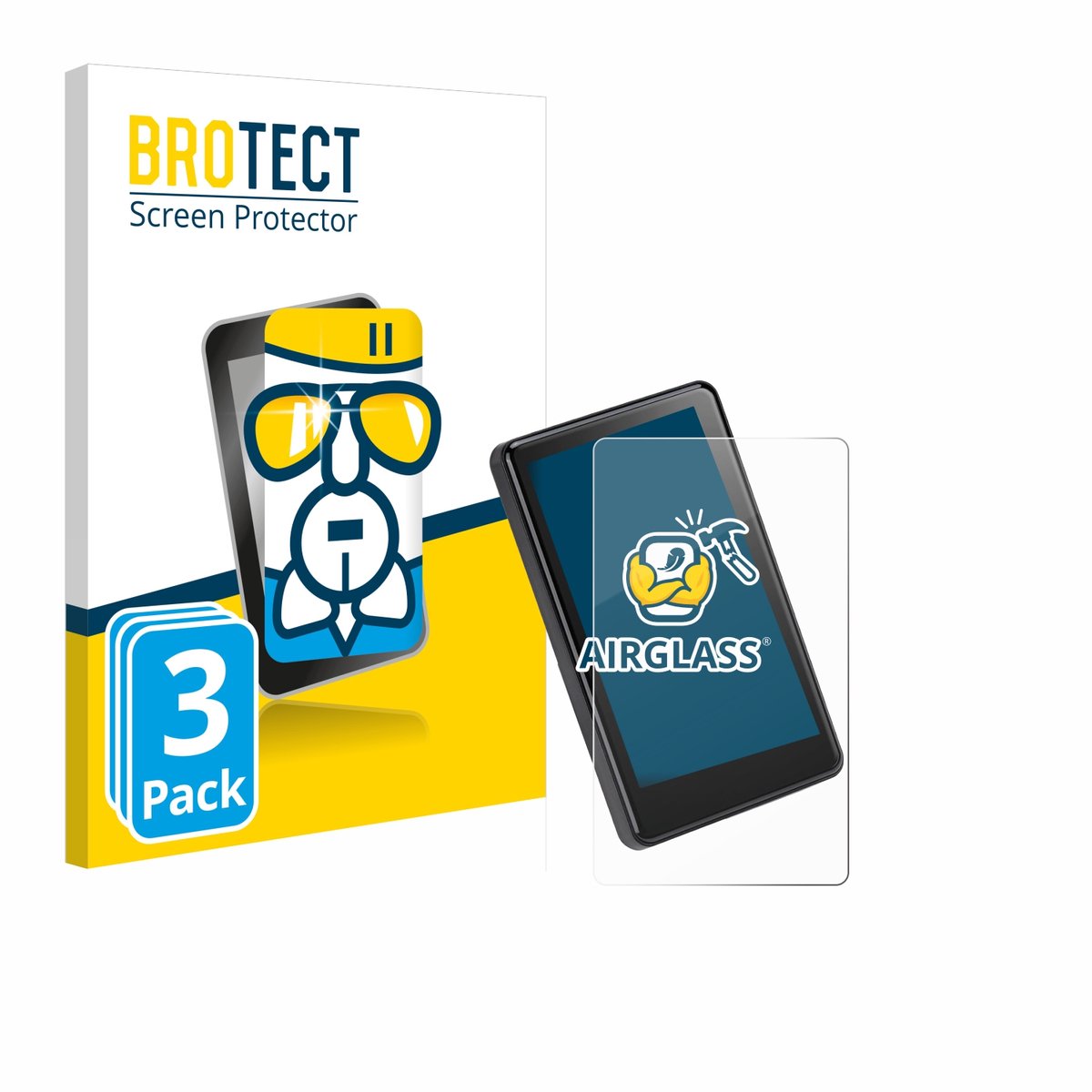 Screenprotector 3 Stuks voor Bafang C020 3.4" Beschermglas transparant