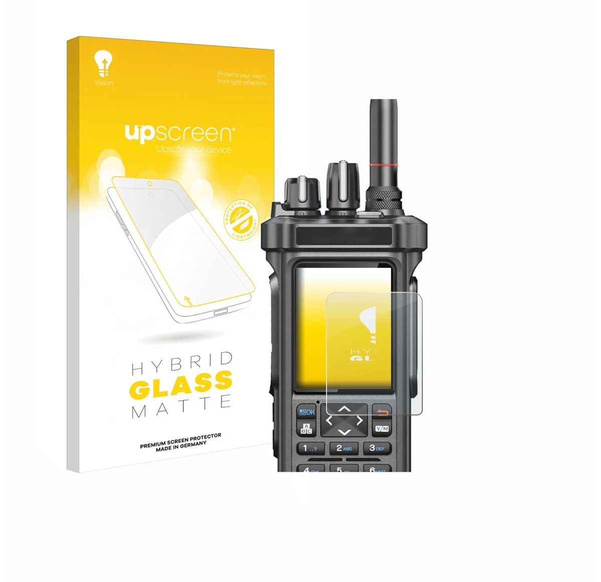 upscreen - Screenprotector voor Radtel RT-950 Pro - Folie Beschermfolie Beschermglas matte