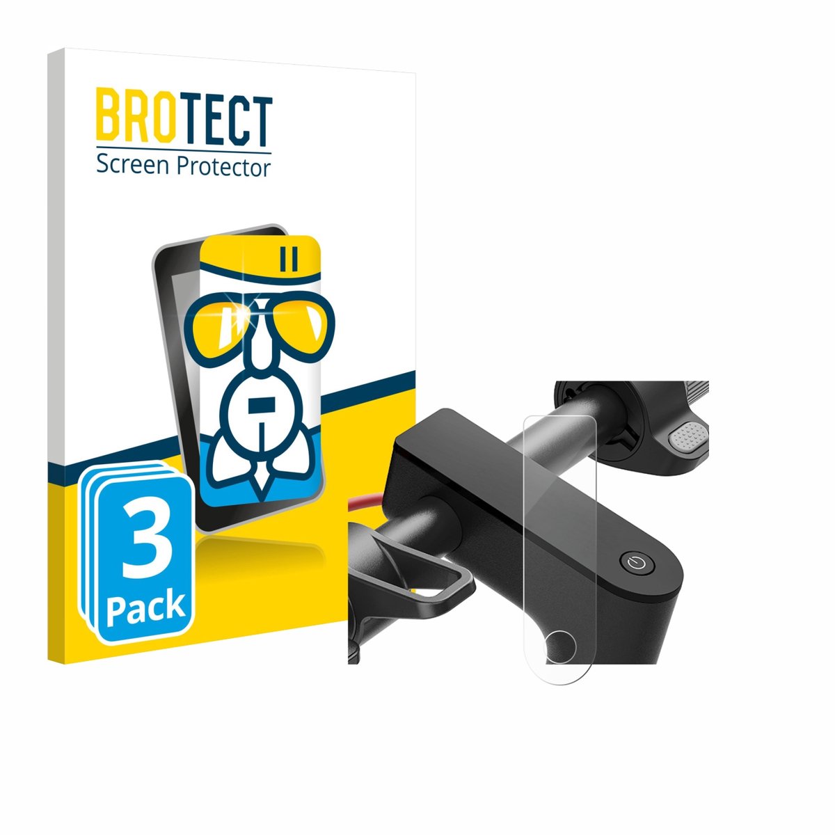 Screenprotector 3 Stuks voor Xiaomi Electric Scooter 4 Beschermglas transparant