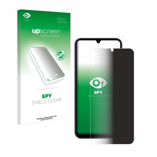 upscreen - protecteur d'écran de confidentialité pour Samsung Galaxy A25 5G - Film de protection en aluminium Filtre de lumière bleue