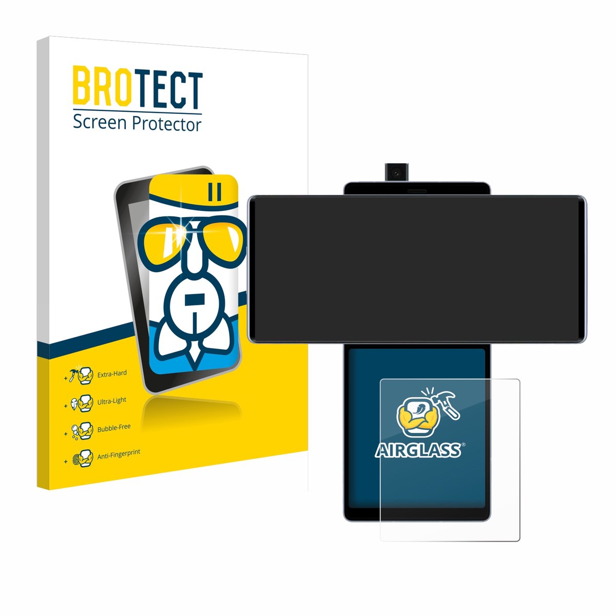 Screenprotector voor LG Wing (Achterdisplay) Beschermglas transparant