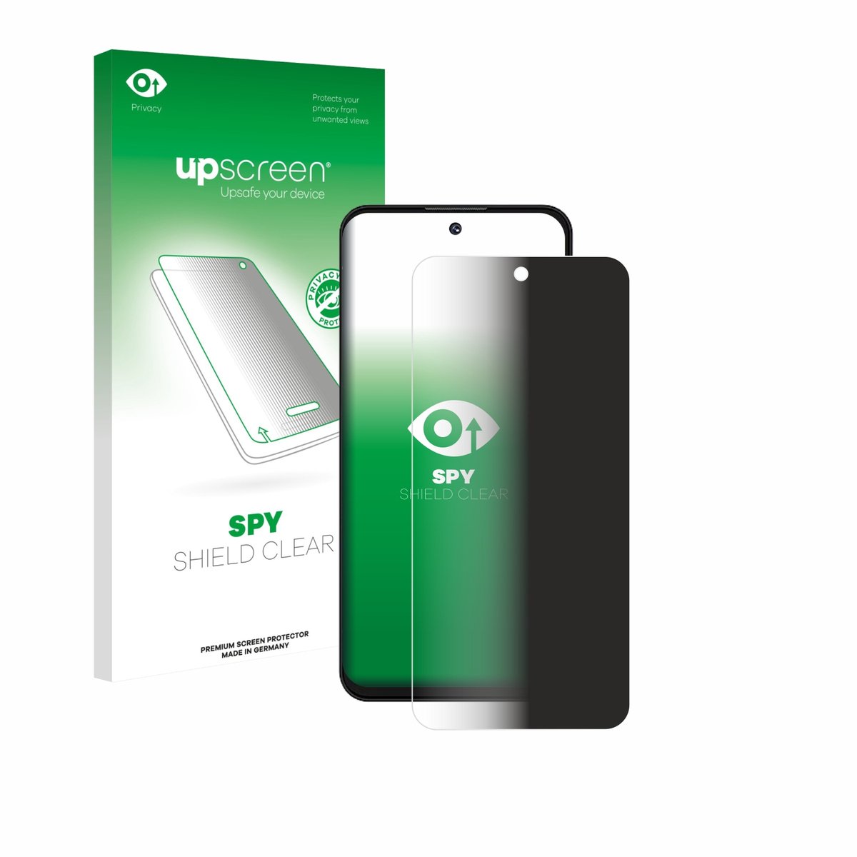 upscreen - privacy screenprotector voor Oukitel C69 - Folie Beschermfolie Blauwlichtfilter