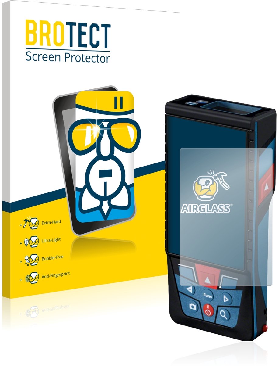 Screenprotector voor Bosch GLM 100-25c Beschermglas transparant