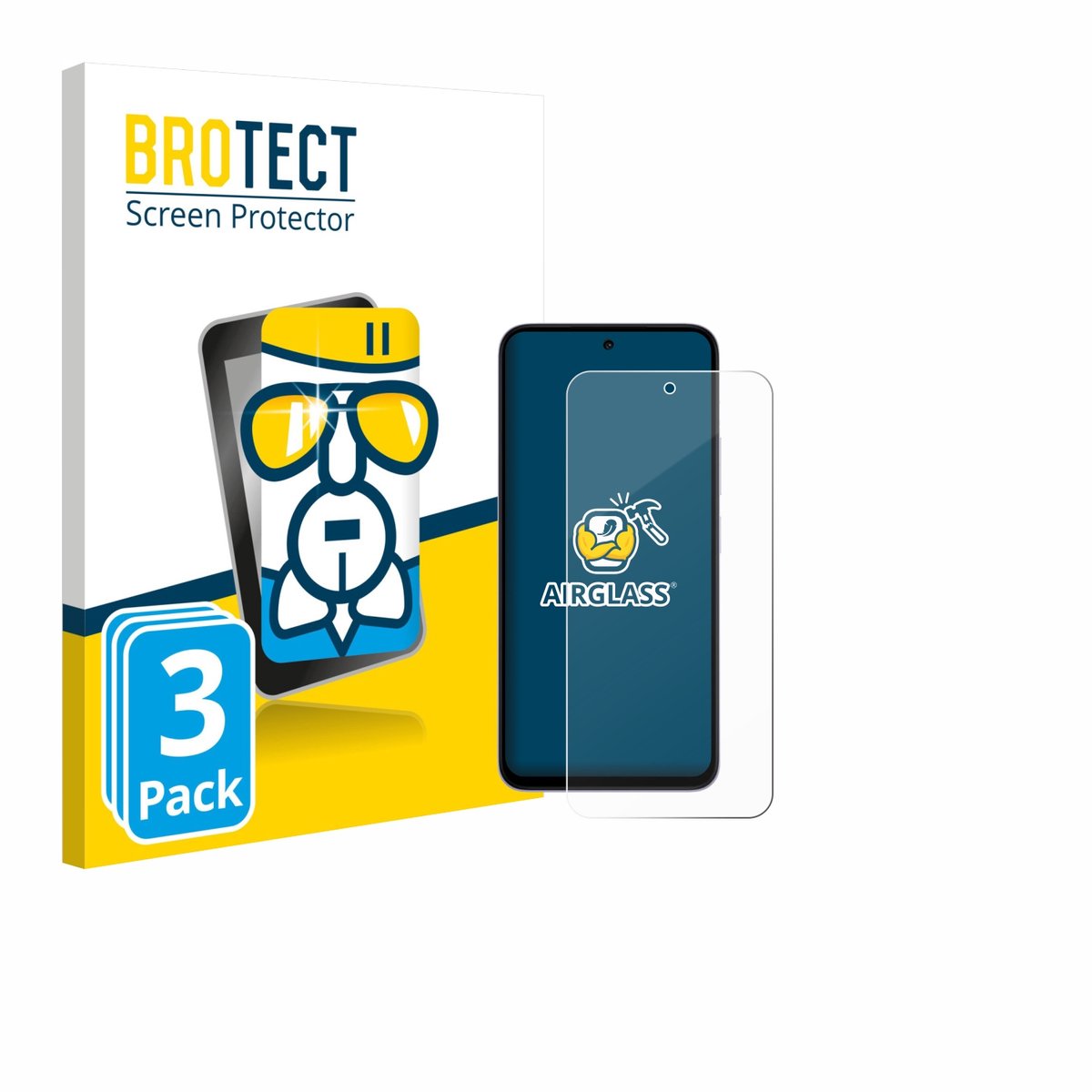 Screenprotector 3 Stuks voor Xiaomi Redmi 15 4G Beschermglas transparant