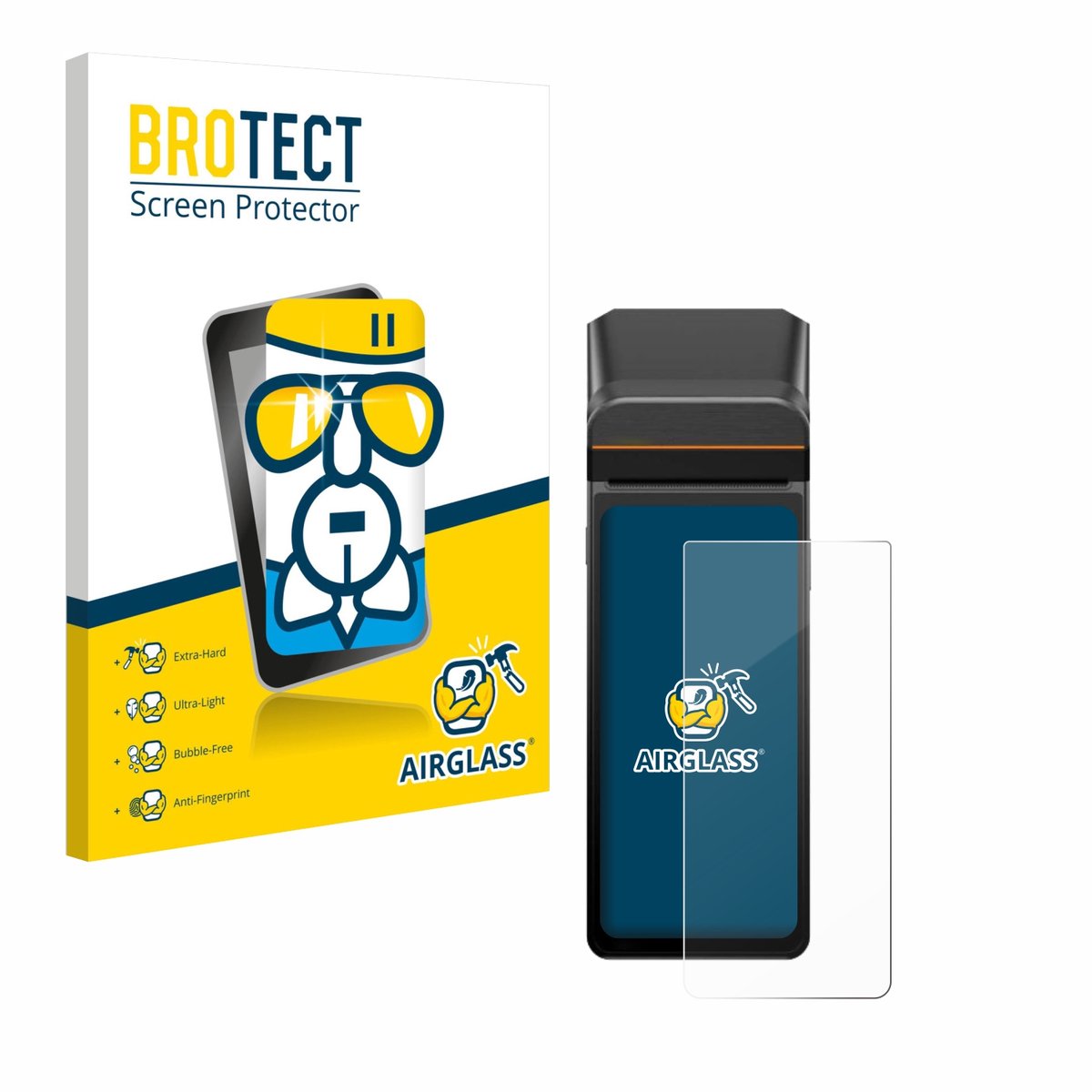 Screenprotector voor Sunmi V3H Beschermglas transparant
