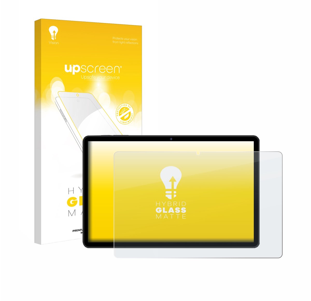upscreen - Screenprotector voor RUSHAR M90 11" - Folie Beschermfolie Beschermglas matte
