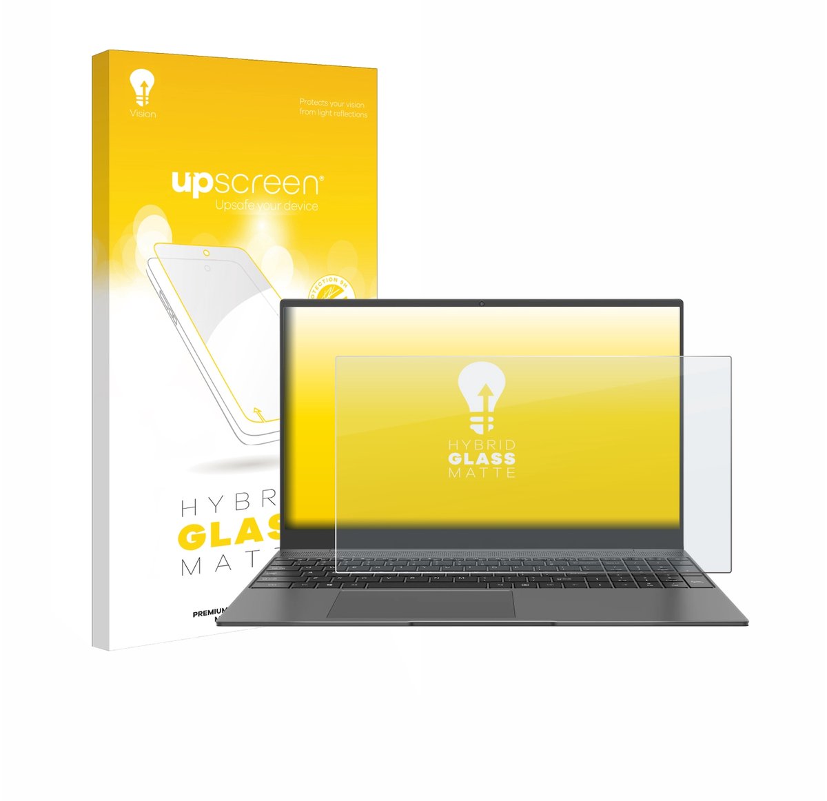 upscreen - Screenprotector voor Teclast F16 Plus - Folie Beschermfolie Beschermglas matte