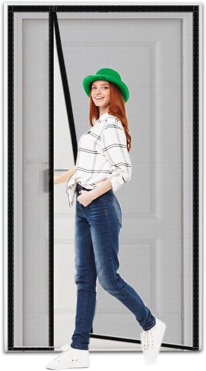 Magnetisch Hor voor Deur - Vliegenhor XXL 125x200 cm - Insectenhor Zonder Boren