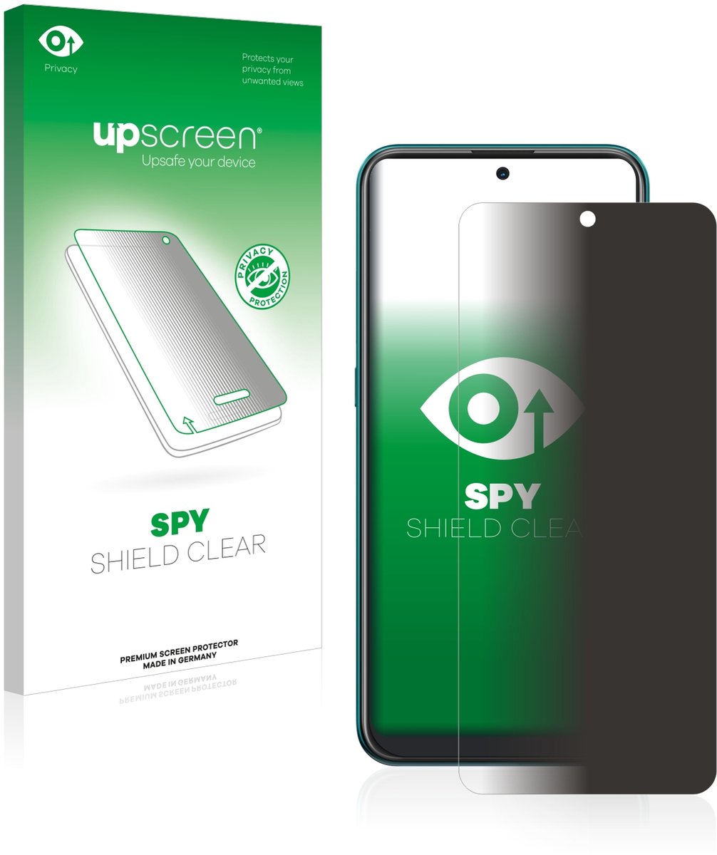 upscreen - privacy screenprotector voor Nokia X20 - Folie Beschermfolie Blauwlichtfilter