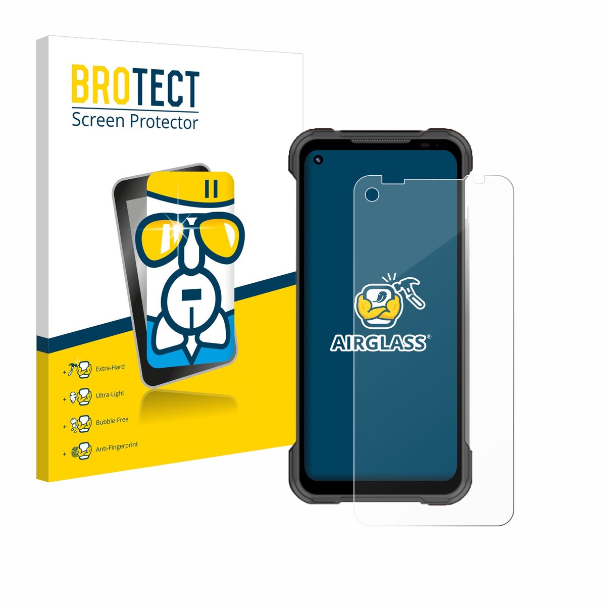 Screenprotector voor Doogee S97 Pro Beschermglas transparant