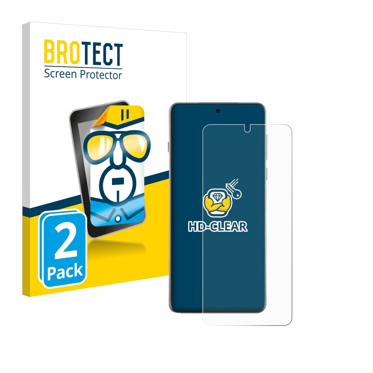 BROTECT - Screenprotector voor Oppo Find X8 Pro - Folie Beschermfolie transparant 2 Stuks