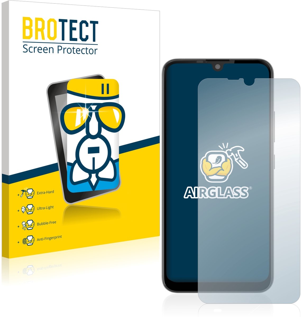Screenprotector voor Gigaset GS190 Beschermglas transparant