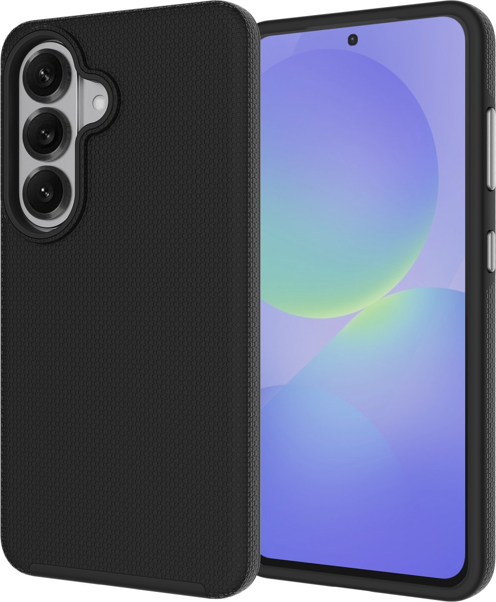 Cazy hoesje geschikt voor Samsung Galaxy A37 Hoesje - Drop Protection - Armor Case - Zwart